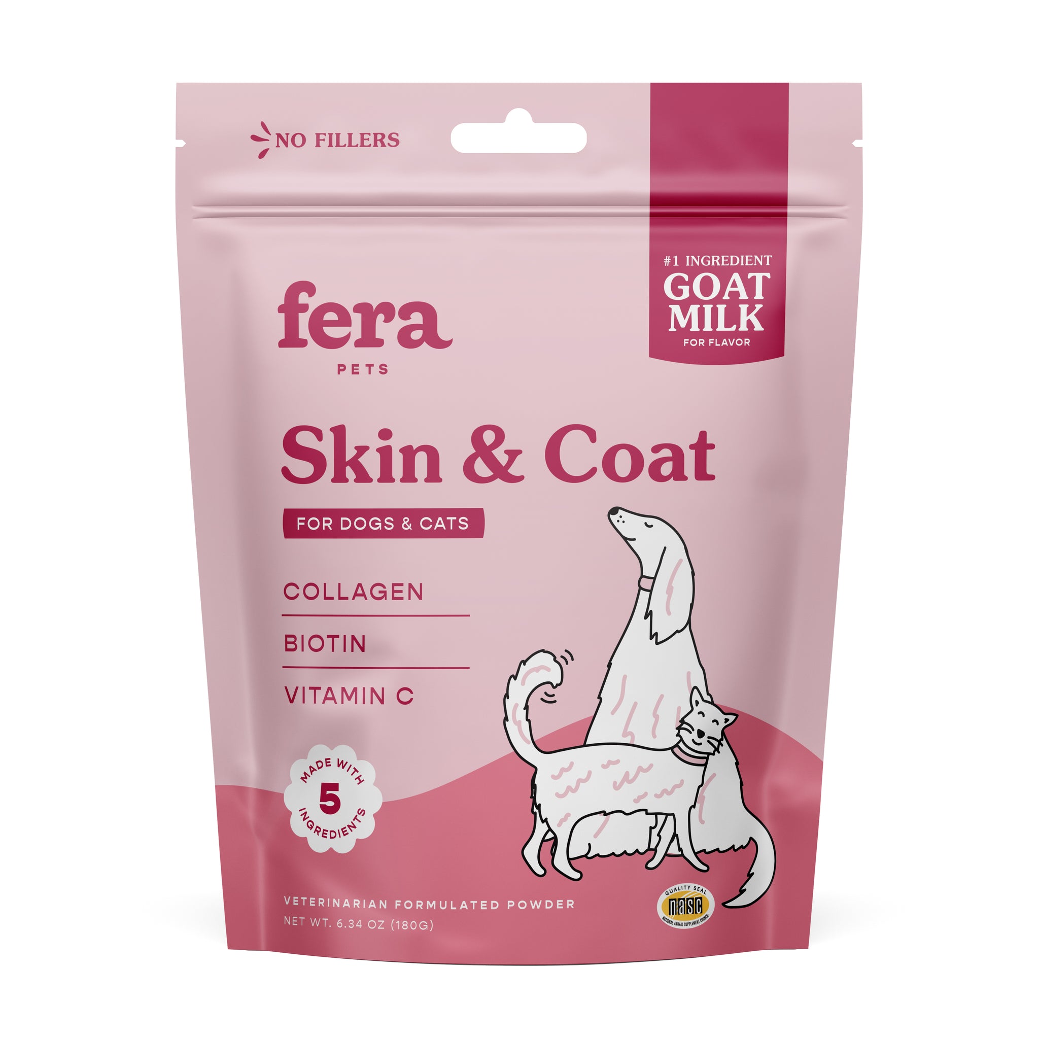 Fera Pets Goat Milk Topper - Skin + Coat 180g