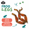 Friday Chews Dehydrated Frog Legs 2 sets/ 4 legs 