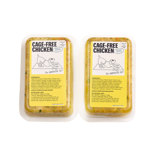The Grateful Pet Chicken: Gently Cooked Dog Food (16 x 125g)