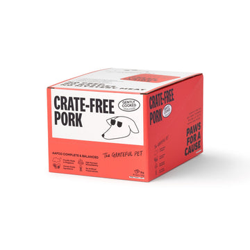 The Grateful Pet Pork: Gently Cooked Dog Food (16 x 125g)