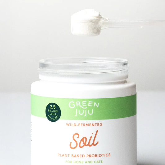 Green Juju Soil Wild-Fermented Plant-Based Probiotic Supplement 30g for dogs and cats
