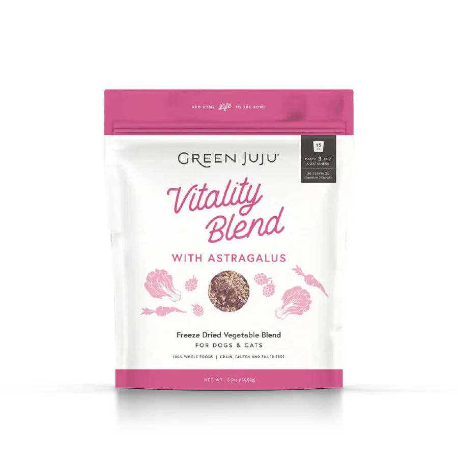 Green Juju Freeze Vitality Blend With Astragulus Dried Toppers 1.75oz | 5.5oz