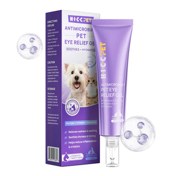HICC Pet® Antimicrobial Eye Relief Gel for Dogs & Cats