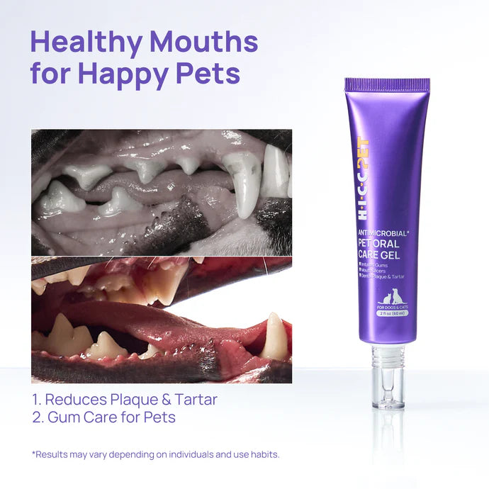 HICC Pet® Antimicrobial Oral Care Gel for Dogs & Cats