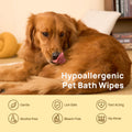 HICC Pet® Portable Deodorizing Glove Wipes — Rose Scent (3-Pack)