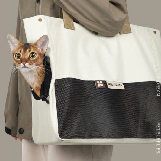 Hidream Breathable Half Mesh Pet Tote Bag (Up to 5kg)