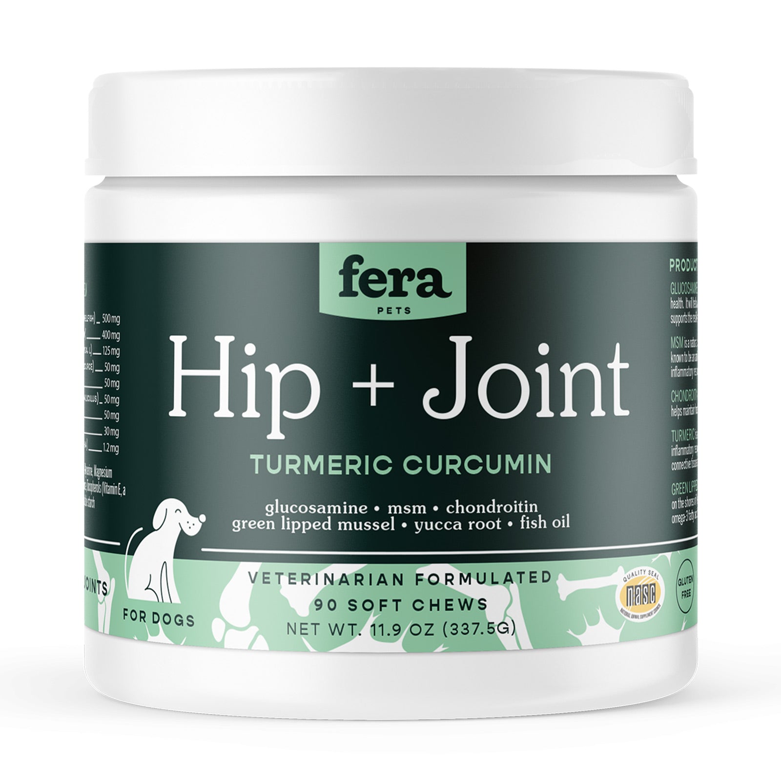 Fera Pets Hip + Joint for Dogs 12oz