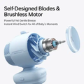 JisulifeStrollerFanLife3-Clip_Brushless Motor