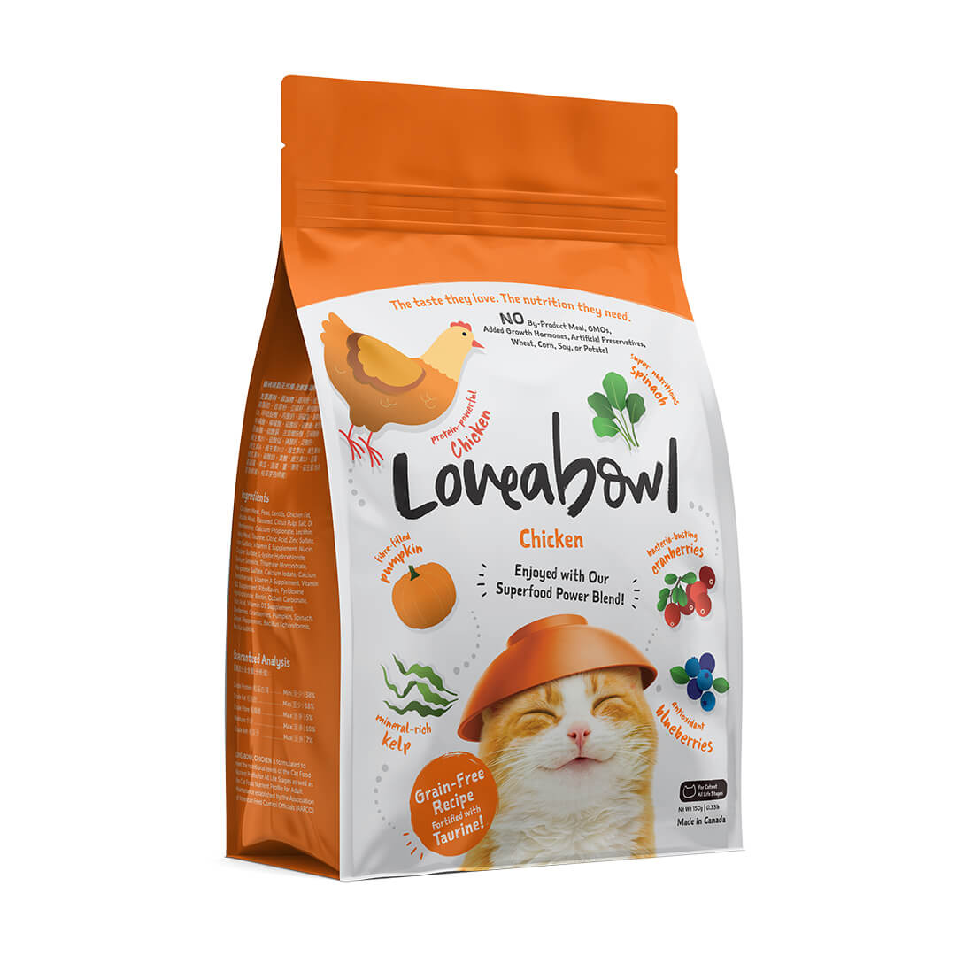 Loveabowl Grain Free Dry Cat Food Chicken