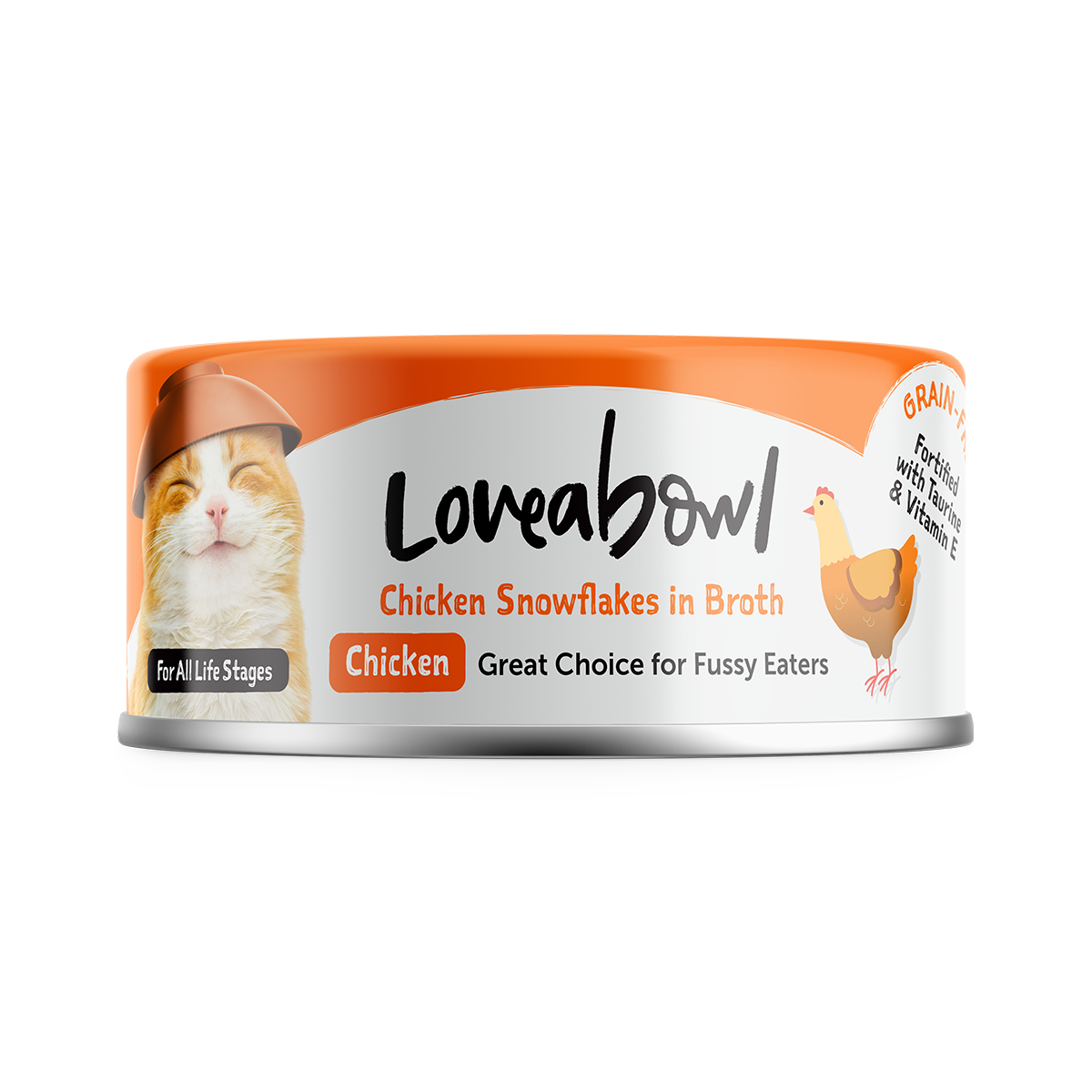 Loveabowl Cat Chicken Snowflakes in Broth