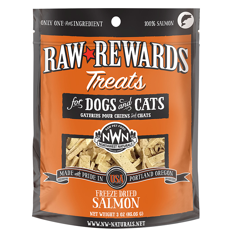 Northwest Naturals Dogs & Cats Raw Rewards Salmon Treats 3oz