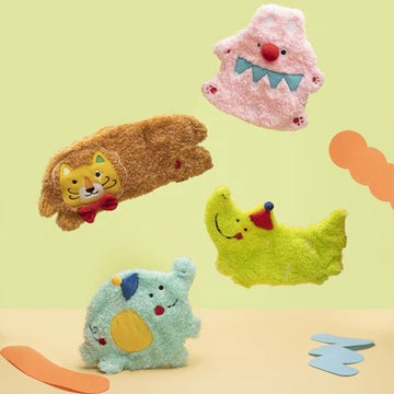 Petsville Crinkly Circus Animal Kingdom - Lion/ Elephant/ Rabbit/ Crocodile