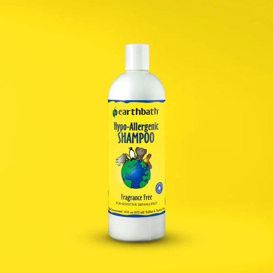 Earthbath Hypo-Allergenic Fragrance Free Shampoo 16oz (472ml)