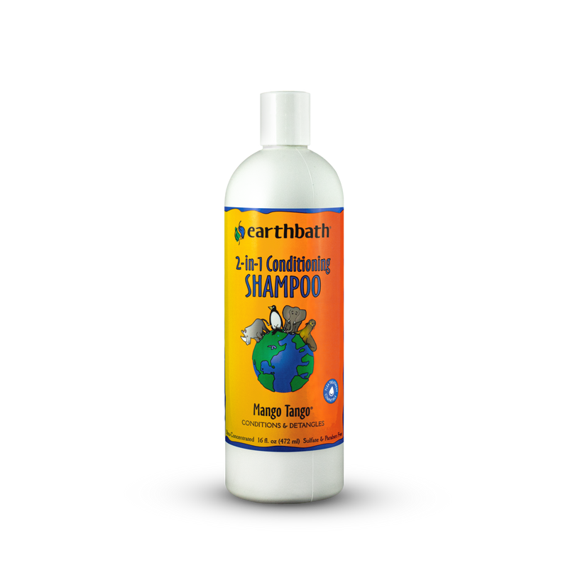 Earthbath 2 in 1 Conditioning - Mango Tango Shampoo 16oz (472ml)
