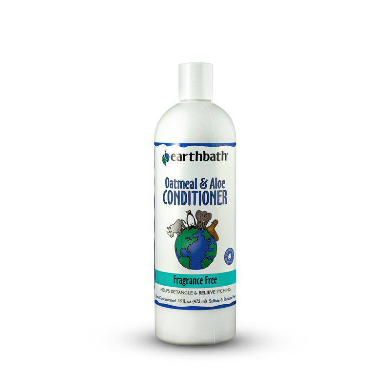 Earthbath Oatmeal & Aloe Conditioner - Fragance Free 16oz (472ml)