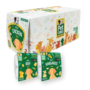 PetCubes Raw Frozen Dog Food (2.24kg) | 7 Single-Protein Recipes