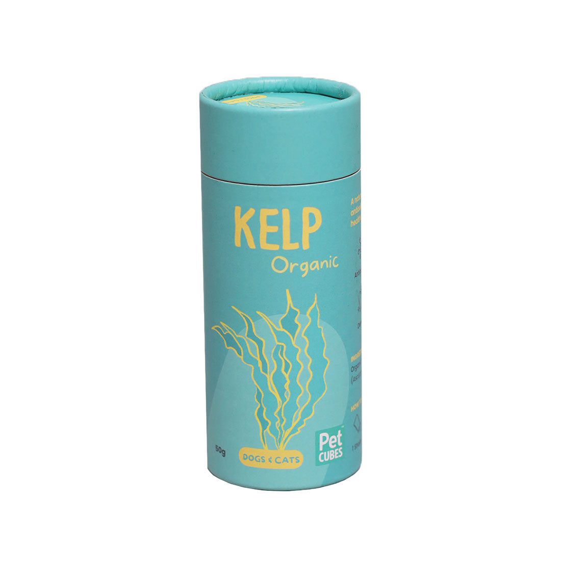 PetCubes Kelp Supplement for Dogs and Cats, 50g bottle