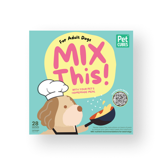 PetCubes Mix This! Supplement for Dogs, box of 28 pre-measured sachets