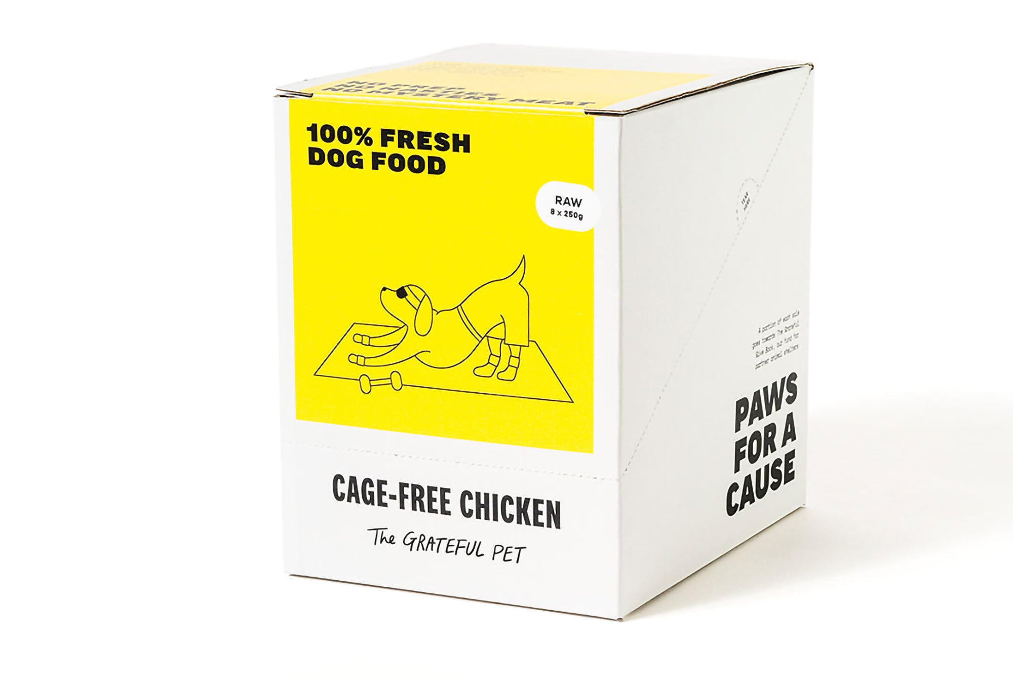 The Grateful Pet Frozen Chicken: Raw Dog Food (8 x 250g)