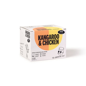 The Grateful Pet Kangaroo & Chicken: Raw Cat Food (14 x 85g)