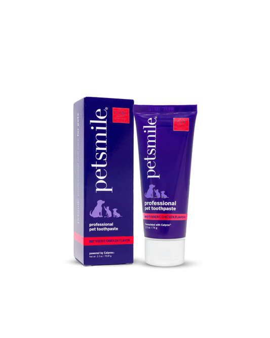 Petsmile Professional Pet Toothpaste for Dogs & Cats - Cheese, Chicken, Broil 2.5oz & 4.2oz