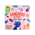 PetCubes Gently Cooked Kangaroo and Fish Cat Food - Hypoallergenic wild kangaroo with salmon and whitefish.