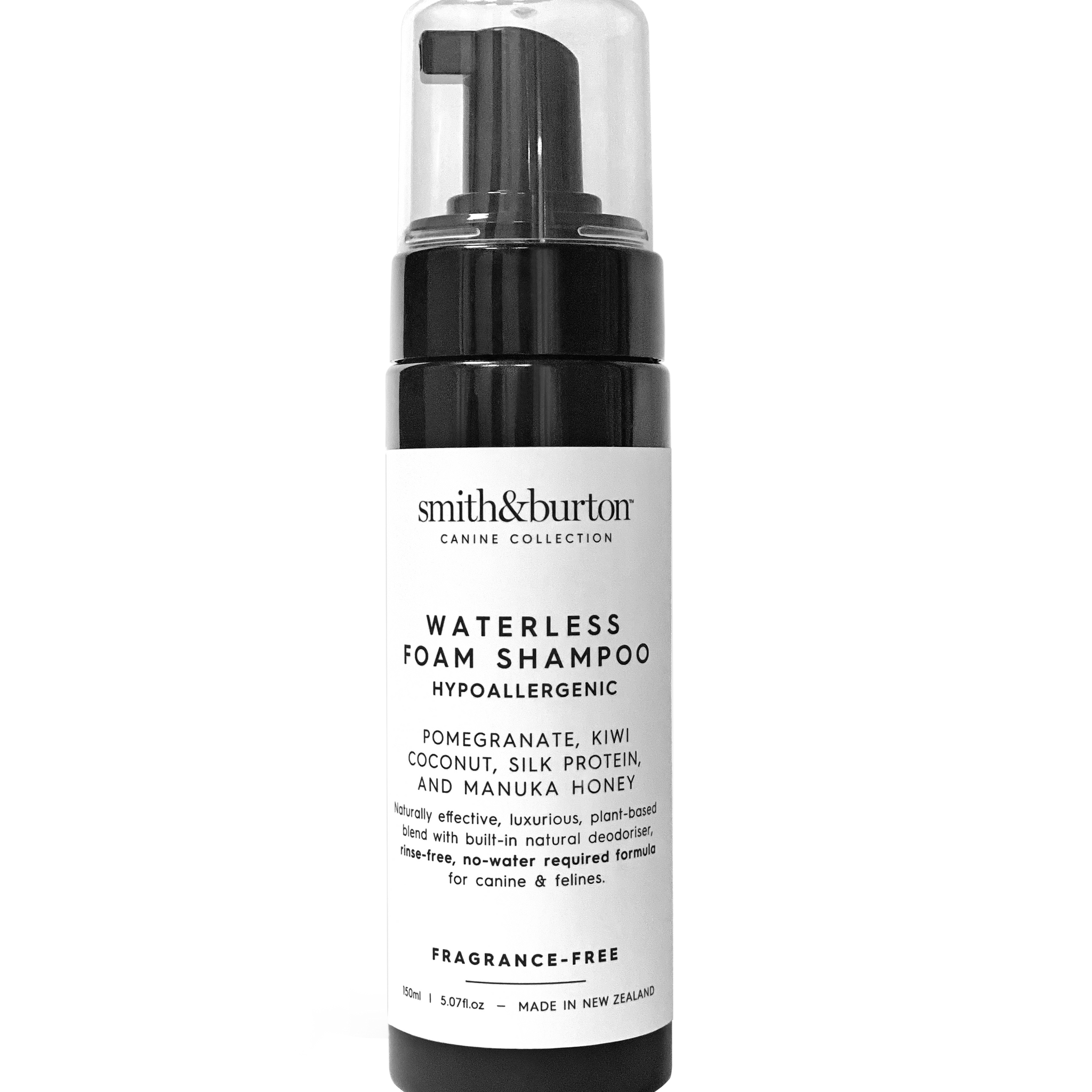 Smith&Burton Waterless Foam Shampoo Hypoallergenic 150ml