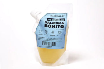 The Grateful Pet Frozen Salmon Bonito: Bone Broth Collagen (240ml)
