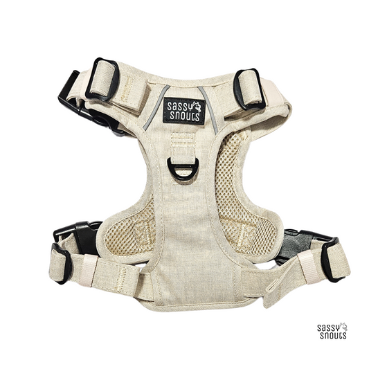 Sassy Snouts Classic Harness (W) in Sand (Gen 2.0)
