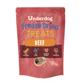 Underdog Freeze Dried Beef Dog Treats 60g - Single Ingredient Grain Free Made in Singapore

