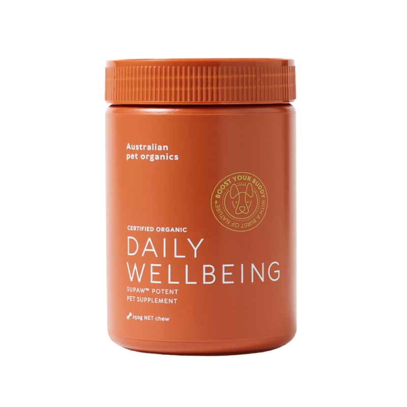 Australian Pet Organics Daily Wellbeing Vitamin Chew Supplement 250g