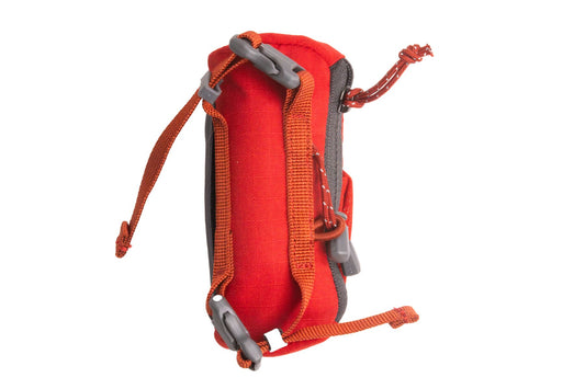 Ruffwear Stash Bag Mini Dog Waste Bag Holder Red Canyon - back view