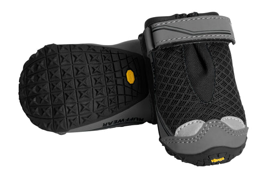 Ruffwear Grip Trex All Terrain Dog Boots Obsidian Black Pair