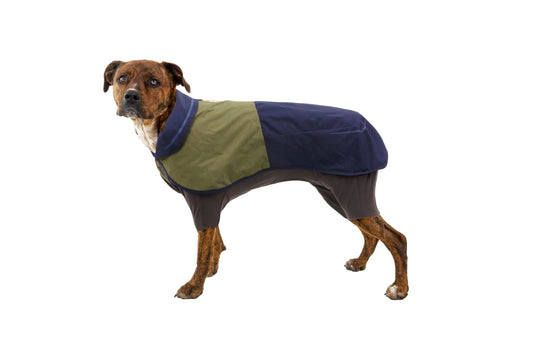 Ruffwear Sun Shower Coverall Dog Rain Suit (Midnight Blue)
