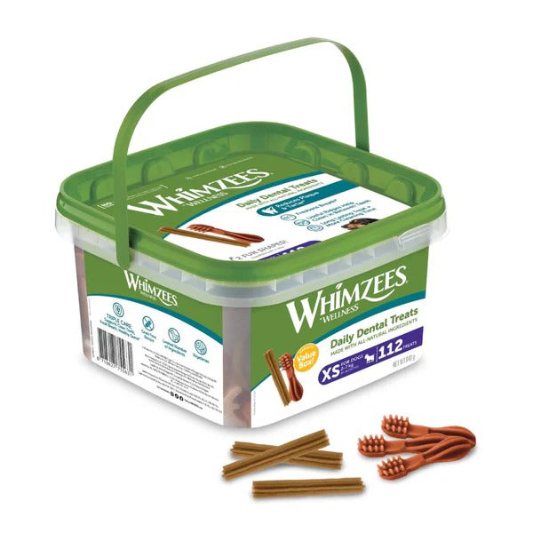 Whim Dogs Whimzees All Natural Dental Dog Chew Treats For Dogs Variety Value Box