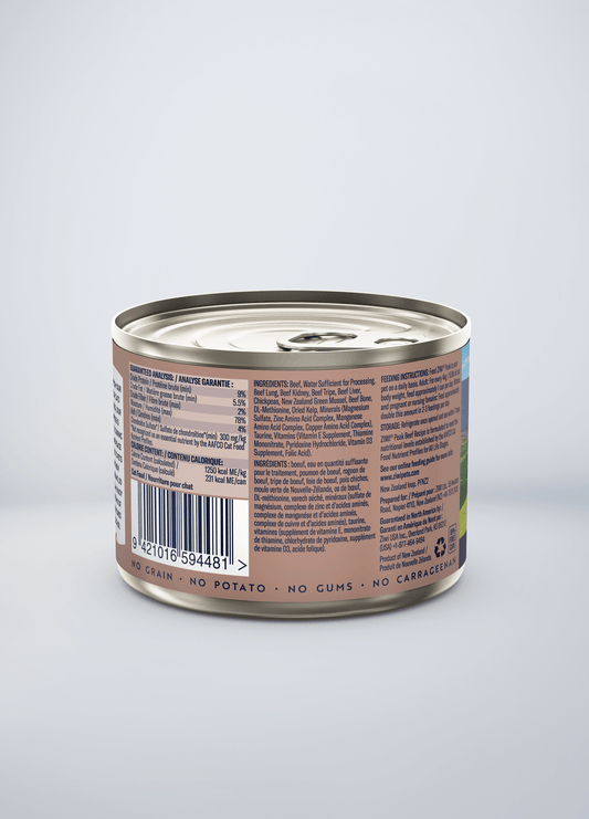 Ziwi Peak Cat Canned Beef Recipe 185g