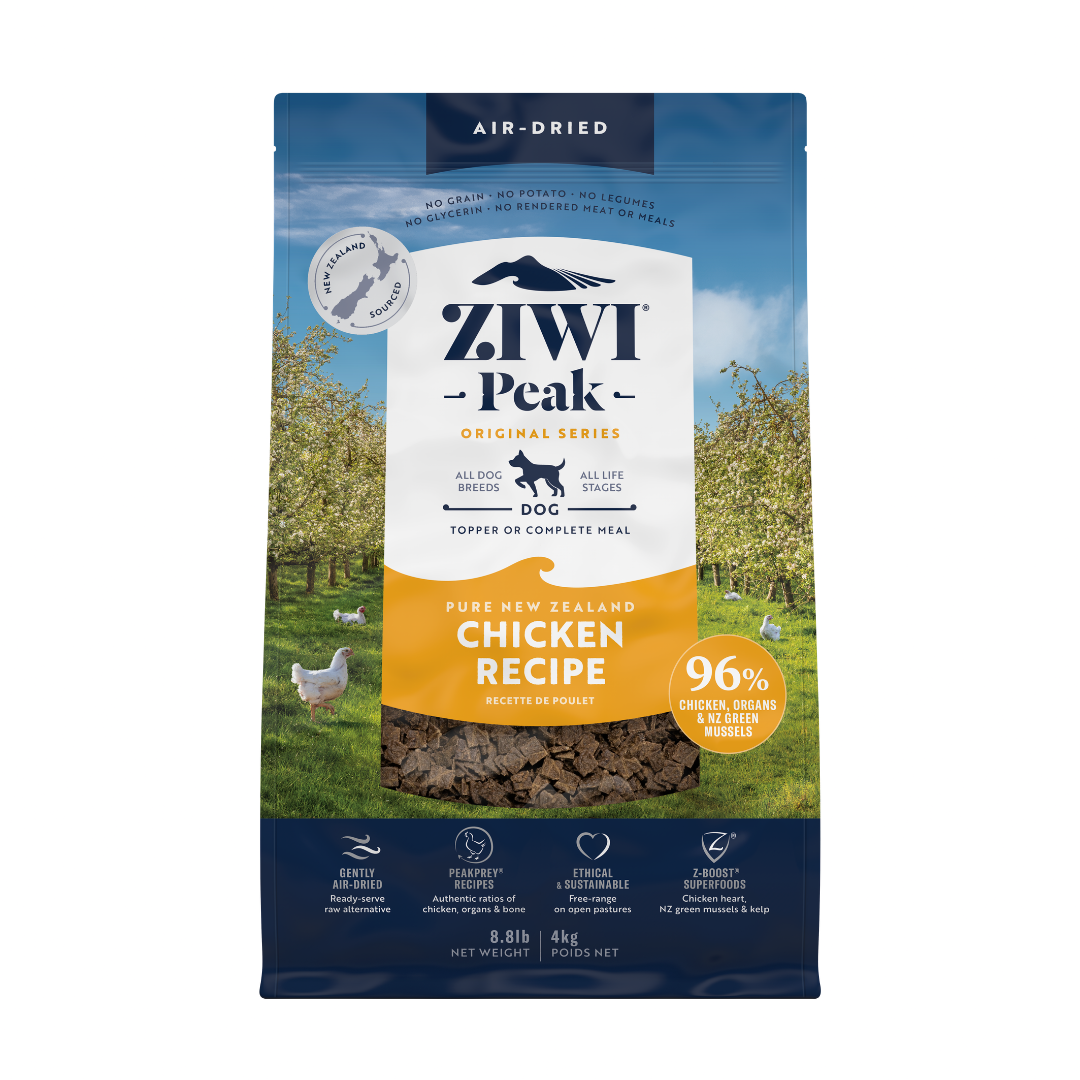 ZIWI Peak Air-Dried Free-Range Chicken Dog Food 4kg bag front