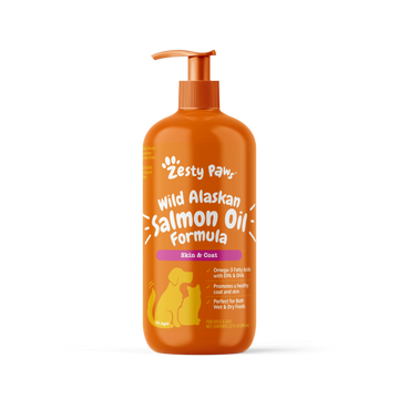 Zesty Paws Wild Alaskan Salmon Oil 8oz | 16oz | 32oz
