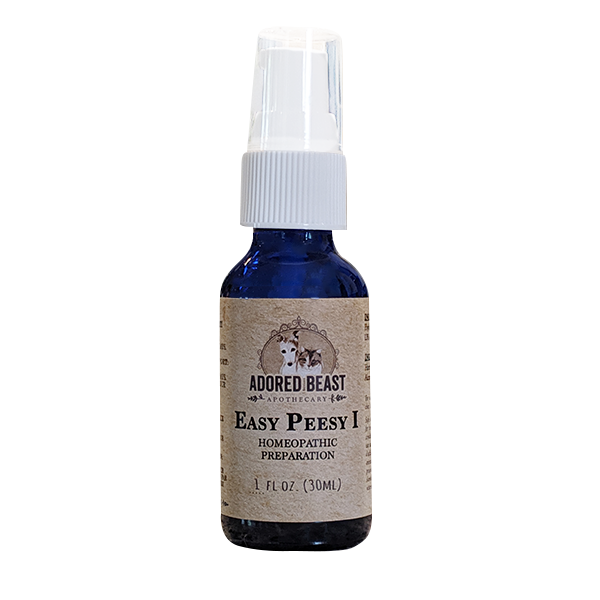 Adored Beast Easy Peesy homeopathic urinary health protocol for dogs and cats