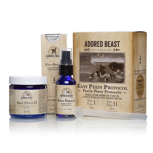 Adored Beast Easy Peesy 2 product kit for urinary tract health