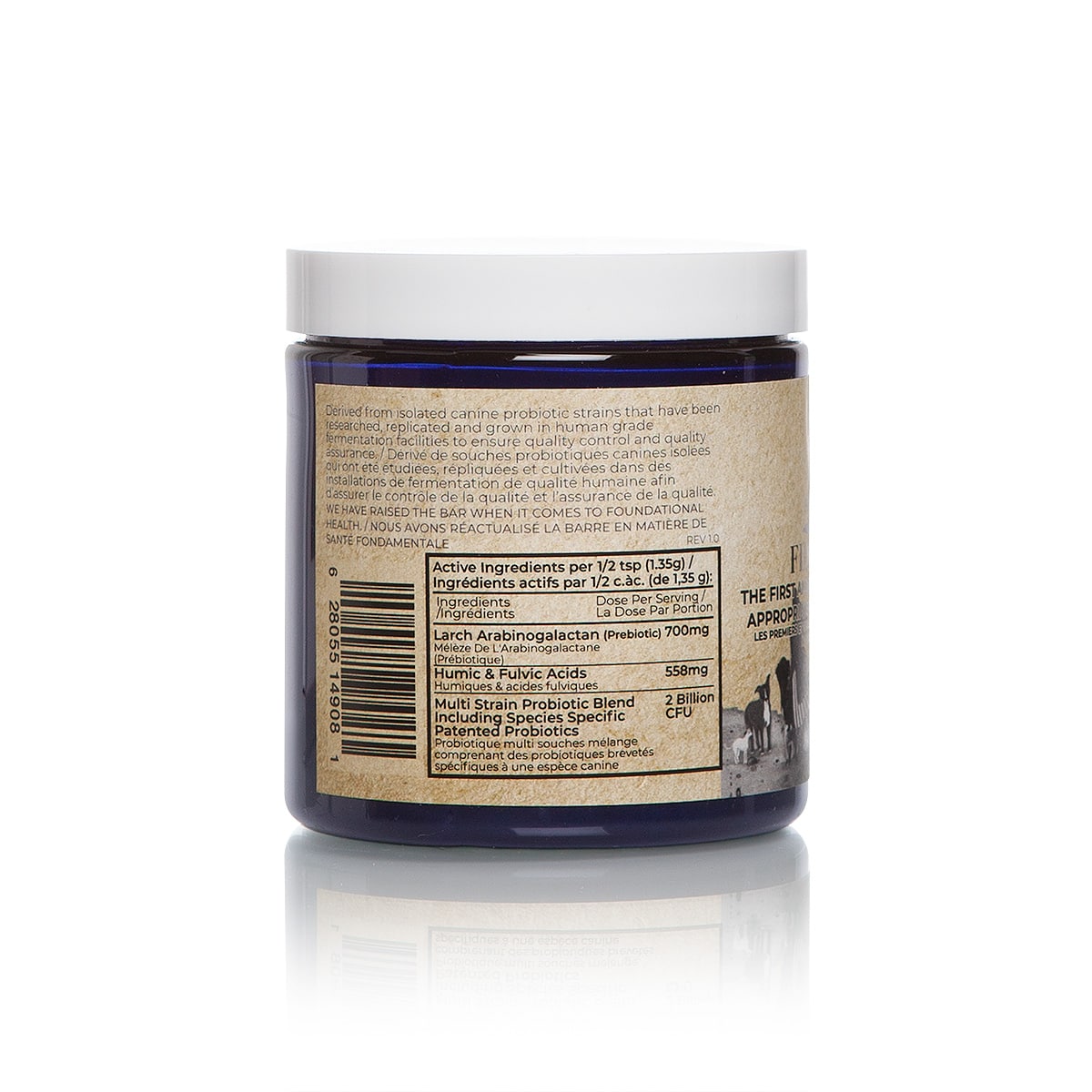 Adored Beast Fidos Flora 40g species-specific probiotic powder for dogs ingredients