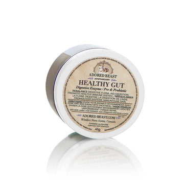 Adored Beast Healthy Gut 41g digestive enzyme and probiotic supplement for dogs and cats