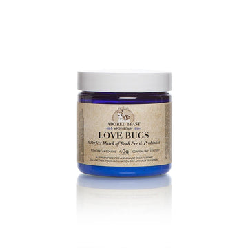 Adored Beast Love Bugs 40g pre and probiotic supplement 30 billion CFU for dogs and cats
