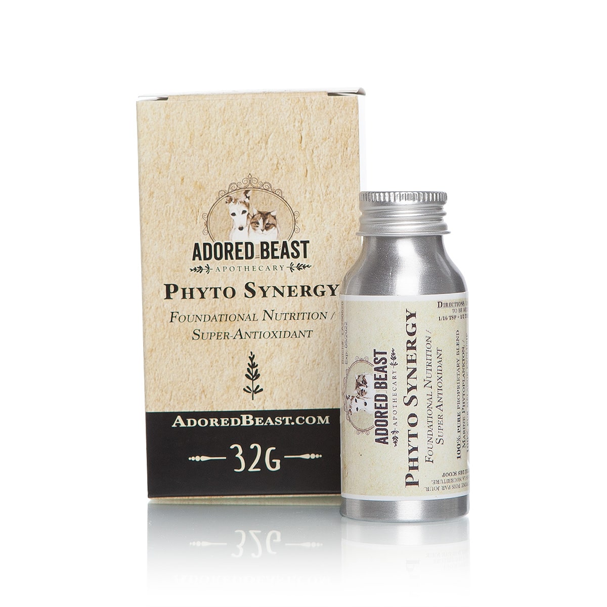 Adored Beast Phyto Synergy 100% pure marine phytoplankton for dogs and cats