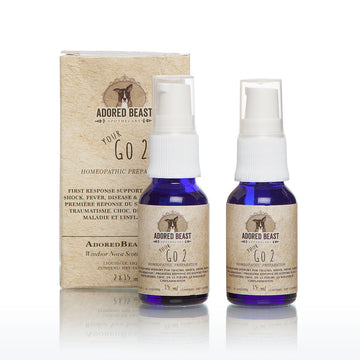 Adored Beast Your Go 2 homeopathic first-response remedy 2x15ml set