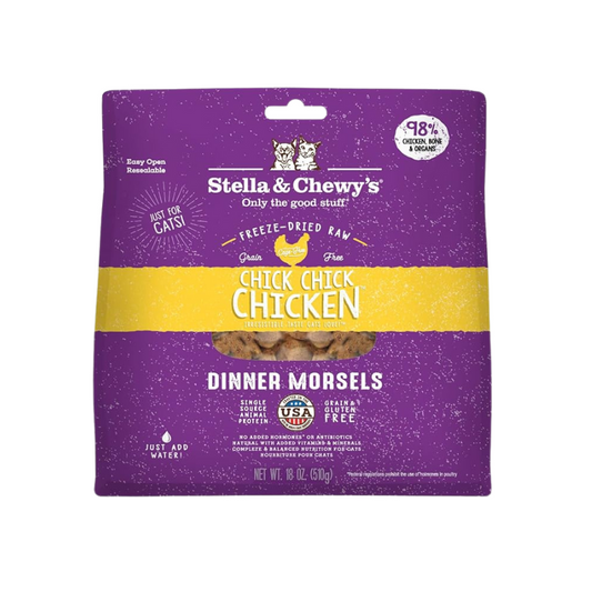 Stella & Chewy's Cat Freeze Dried Dinner Morsels - Chick, Chick, Chicken 8oz | 18oz