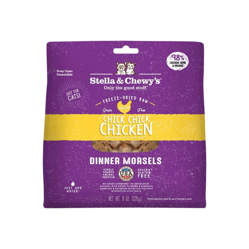 Stella & Chewy's Cat Freeze Dried Dinner Morsels - Chick, Chick, Chicken 8oz | 18oz