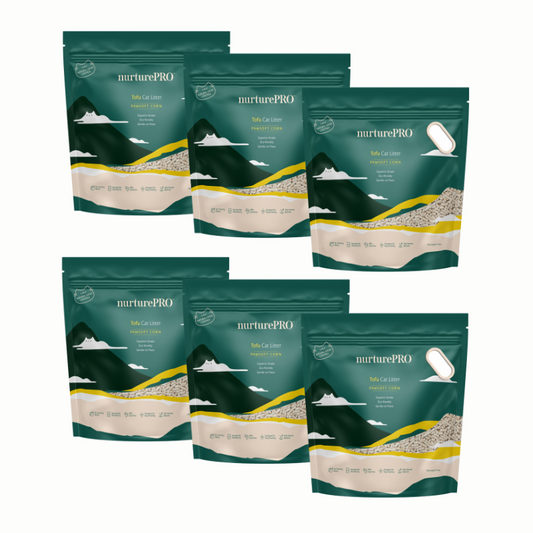 Nurture Pro Pawsoft Tofu Cat Litter (Corn) 7L | 7L x6