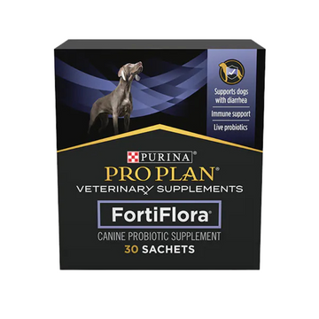 Purina Pro Plan Veterinary Probiotics Dog Supplement, Fortiflora Canine - 30 sachets