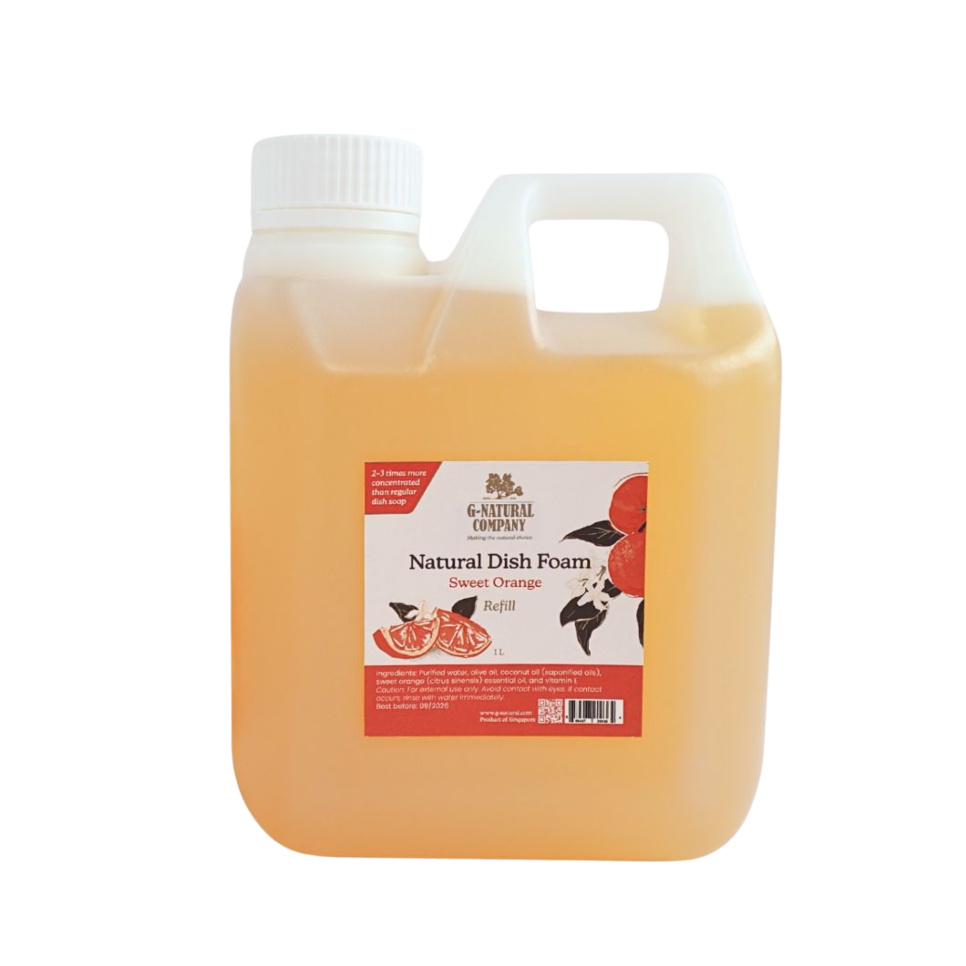 G-Natural Dish Foam sweet orange 1000ml